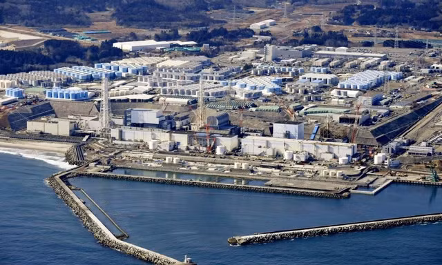 Nhà máy điện hạt nhân Fukushima Daichi. (Ảnh: AP)