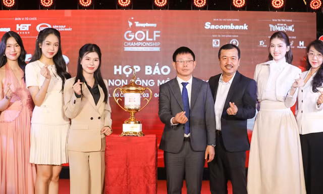 Toàn cảnh họp báo Tiền Phong Golf Championship - Non sông một dải