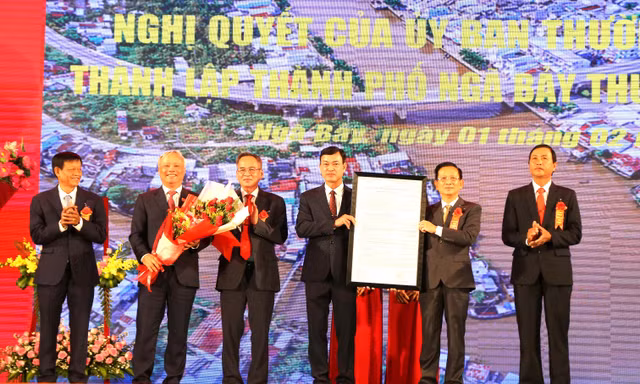 Thị xã Ngã Bảy trở thành thành phố