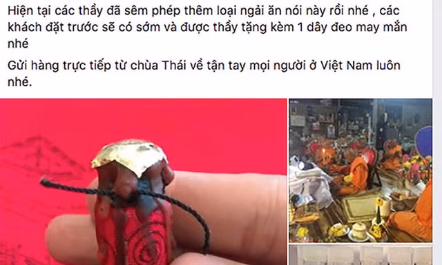 'Chợ' bùa ngải công khai bán bùa yêu, cầu số đề trên mạng xã hội
