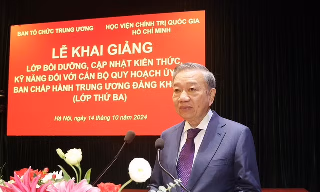Tổng Bí thư, Chủ tịch nước Tô Lâm: Cán bộ cấp chiến lược 'là hạt nhân' đưa đất nước vào kỷ nguyên mới
