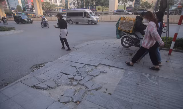 Thanh tra, kiểm tra dự án lát đá vỉa hè tại Hà Nội