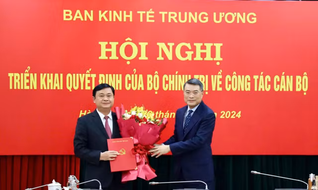 Bí thư Tỉnh uỷ Nghệ An làm Phó trưởng Ban Kinh tế Trung ương
