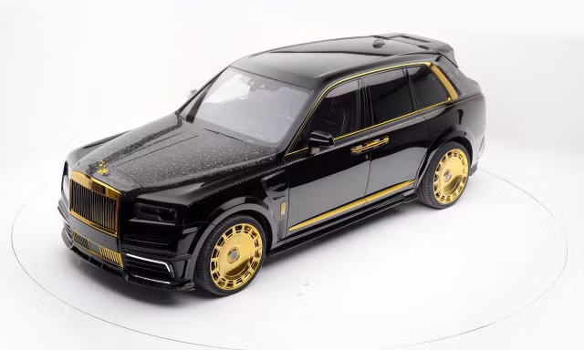 Chiêm ngưỡng siêu phẩm Rolls-Royce Cullinan bản độ dát vàng