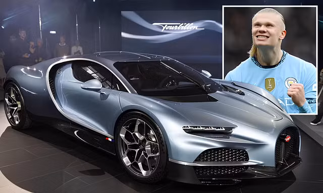 Tiền đạo Erling Haaland mua siêu xe Bugatti hơn 4 triệu USD