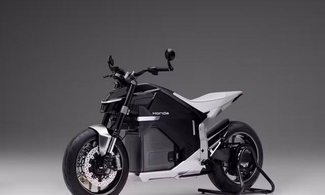 Hé lộ mẫu mô tô thể thao chạy điện mới của Honda