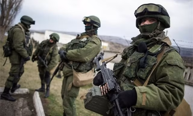 Lực lượng biên phòng Ukraine đang làm nhiệm vụ tại miền đông Ukraine.
