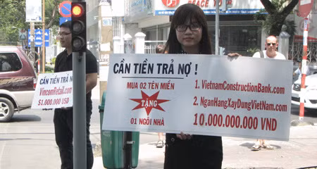 Tên miền giả danh rao bán bạc tỷ ở vỉa hè