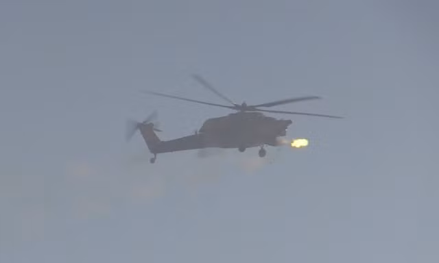 Trực thăng tấn công của Không quân Iraq.