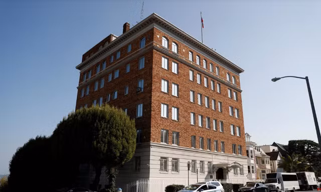Tổng Lãnh sự quán Nga tại San Francisco. Ảnh: Reuters