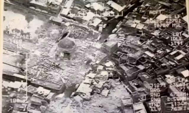 Hình ảnh các di tích cổ của Mosul bị phá hủy hoàn toàn do quân đội Iraq cung cấp.