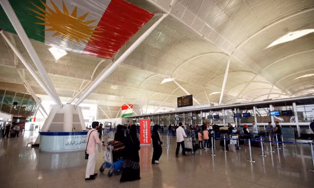 Bên trong Sân bay Quốc tế Erbil, Iraq. Ảnh: Reuters