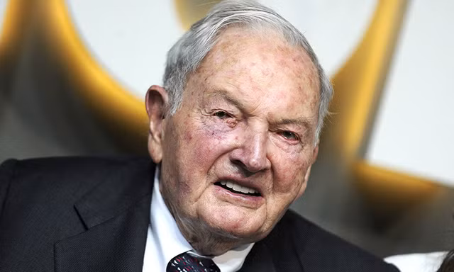 Cố Tỷ phú Mỹ David Rockefeller.