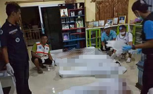 Hiện trường vụ thảm sát. 