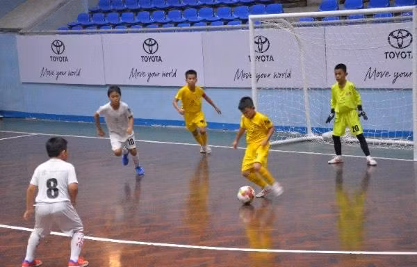 Sông Lam Nghệ An và Việt Hùng Thanh Hóa vào chung kết giải bóng đá U9 toàn quốc Toyota cup 2022