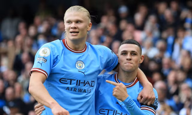 Man City đánh bại MU 6-3 trong cơn mưa bàn thắng ở derby thành Manchester