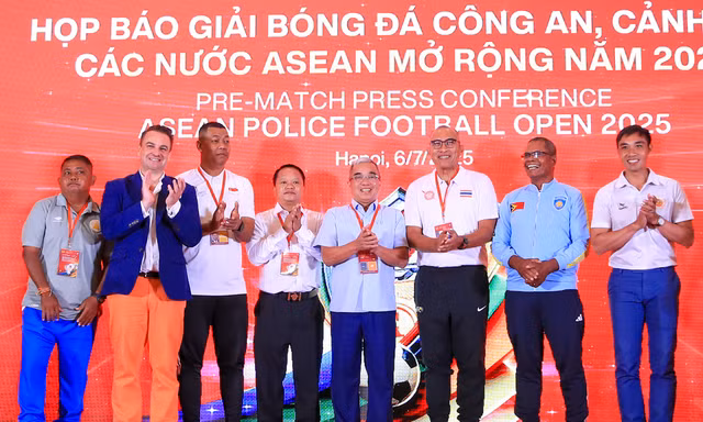 Họp báo công bố thông tin giải công an, cảnh sát ASEAN mở rộng 2025 (ảnh Minh Dân)