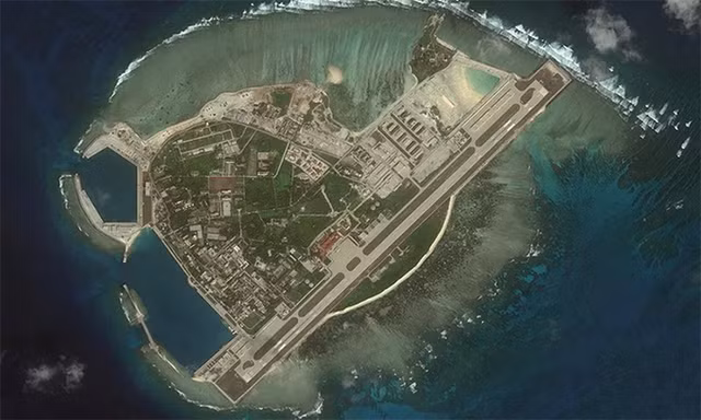 Đảo Phú Lâm thuộc quần đảo Hoàng Sa của Việt Nam. Ảnh: CSIS.