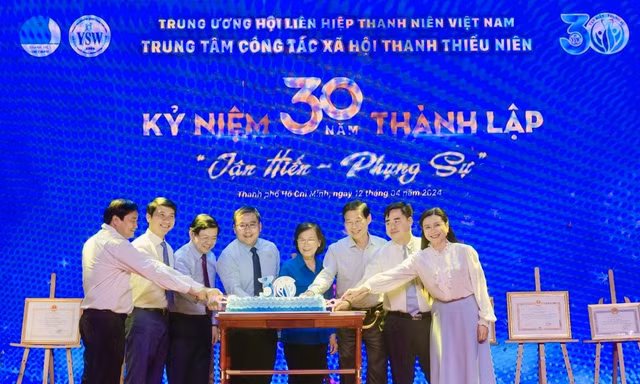 Trung tâm Công tác xã hội thanh thiếu niên tổ chức Lễ kỷ niệm 30 năm thành lập