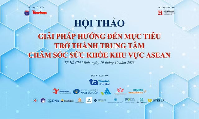 [TRỰC TIẾP] Hội thảo hướng tới mục tiêu trở thành Trung tâm chăm sóc sức khỏe Khu vực ASEAN