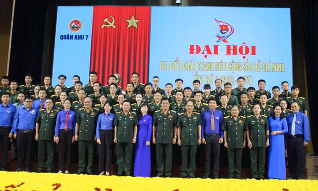 298 đại biểu dự Đại hội Đoàn TNCS Quân khu 7 nhiệm kỳ 2022-2027