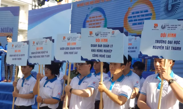 TP. HCM: Sôi nổi khởi động Tháng Thanh niên 