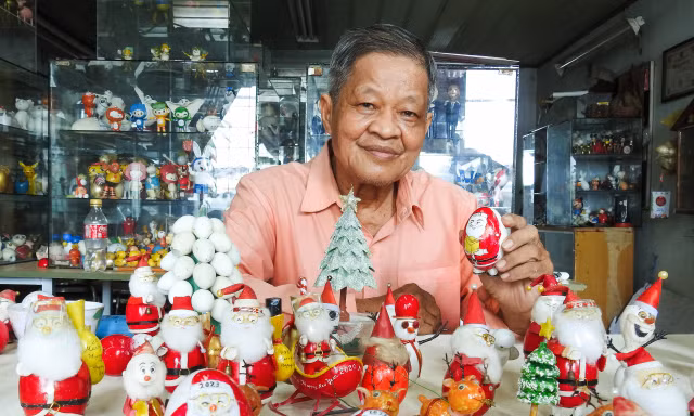 Thầy giáo về hưu mang niềm vui vào bài học nhờ vỏ trứng