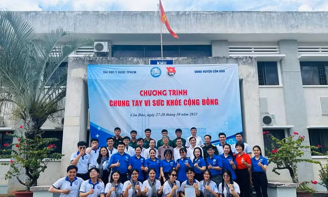 Đoàn trường ĐH Y Dược TP. HCM tổ chức hoạt động phục vụ cộng đồng tại huyện Côn Đảo
