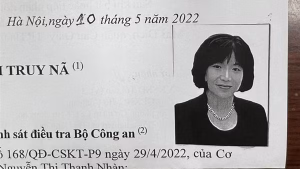 Cựu Chủ tịch AIC Nguyễn Thị Thanh Nhàn sẽ tiếp tục bị xét xử vắng mặt nếu không ra đầu thú 