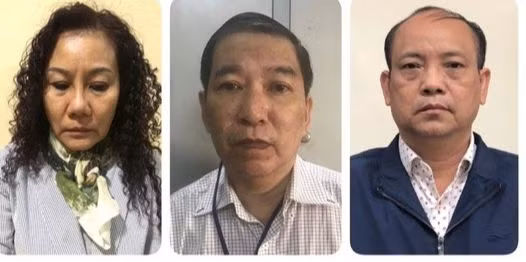 Các bị can trong vụ án.