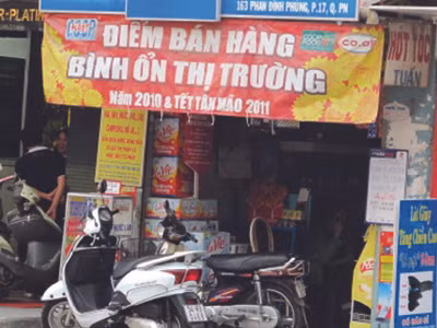 Nhiều điểm bán hàng bình ổn giá đã hết hàng từ hơn hai tuần nay