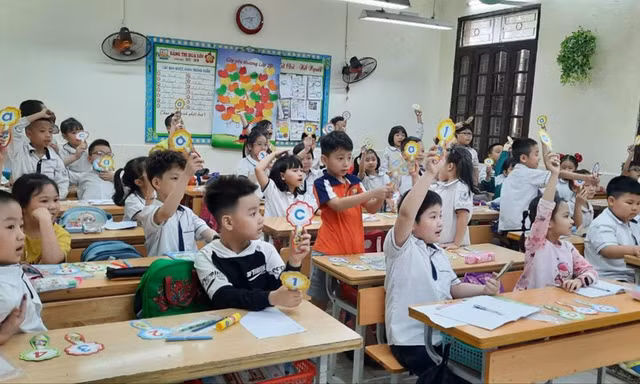 Tuần này, học sinh nhiều địa phương dần đến trường trở lại (Ảnh chụp trước khi có dịch)