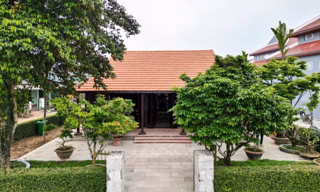 Khu lưu niệm tái hiện căn nhà cũ của gia đình Tổng Bí thư Lê Duẩn tại thôn Hậu Kiên, xã Triệu Thành, huyện Triệu Phong (Quảng Trị). Ảnh: Phạm Trường