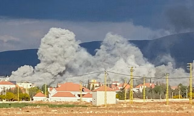 Israel tấn công đường hầm của lực lượng Hezbollah gần biên giới Li-băng và Syria