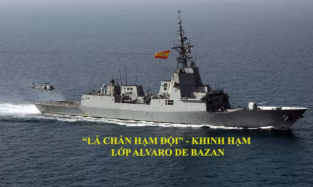 Uy lực của khinh hạm lớp Alvaro de Bazan 
