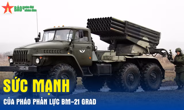 Sức mạnh của pháo phản lực BM-21 Grad