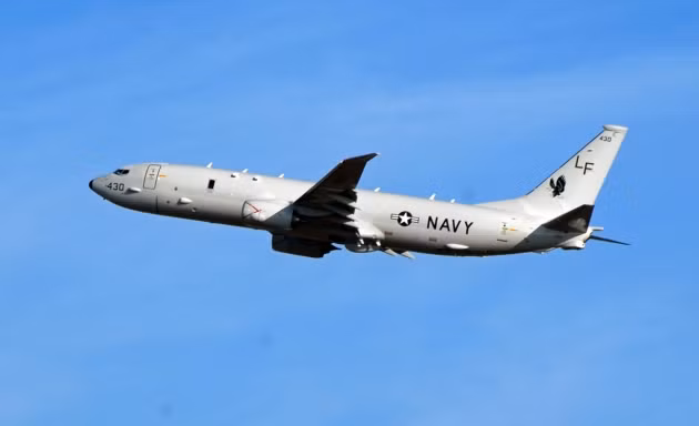 Tiếp tục ghi nhận máy bay trinh sát P-8A Poseidon của Mỹ ngoài khơi bán đảo Crimea