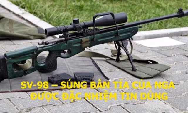 SV-98 – Súng bắn tỉa của Nga được đặc nhiệm tin dùng