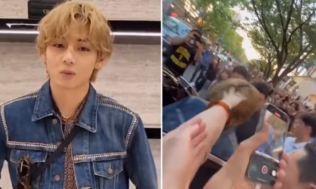 ARMY lo lắng cho sự an toàn của V(BTS) sau một sự kiện tại Nhật Bản