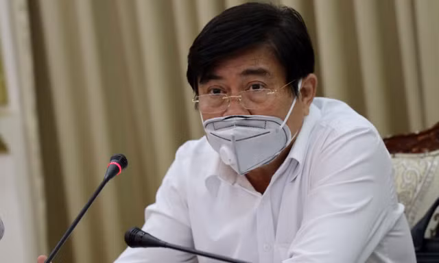 Ông Nguyễn Thành Phong, Chủ tịch UBND TPHCM. Ảnh TTBC