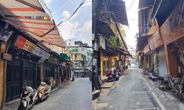 Nhiều hàng quán khu phố cổ vẫn đóng cửa