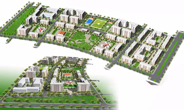 Hình ảnh quy hoạch dự án Khu nhà ở xã hội tại thị trấn Bá Hiến bị thu hồi