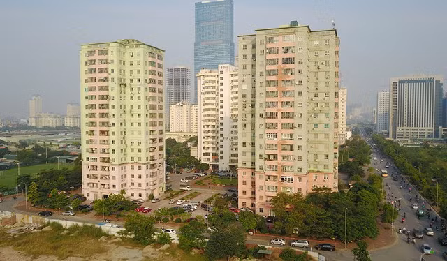 Khu tái định cư Nam Trung Yên, Hà Nội. Ảnh minh họa