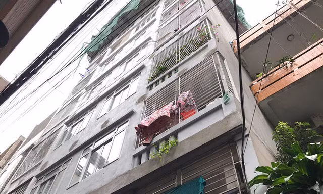Công trình nhà ở biến thành chung cư mini tại ngõ 122 Vương Thừa Vũ