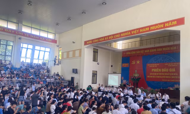 Đấu giá đất huyện ngoại thành Hà Nội tiếp tục 'sốt' với hơn 700 bộ hồ sơ tham gia