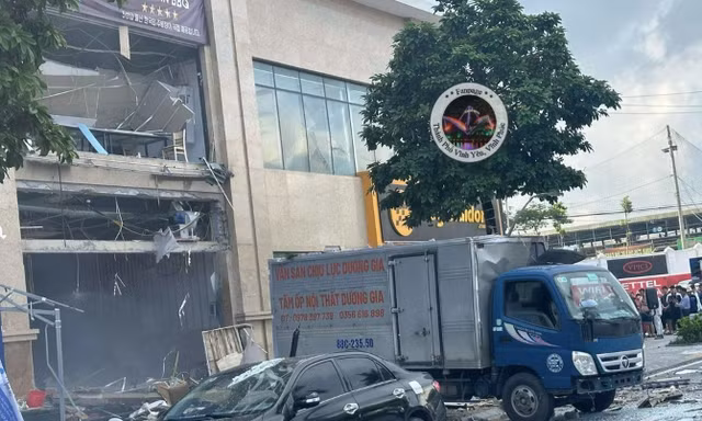 Vĩnh Phúc thông tin chính thức vụ nổ ở shophouse khiến 7 người bị thương