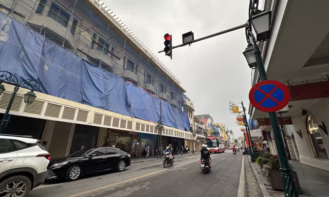 Hà Nội cải tạo mặt tiền phố Tràng Tiền
