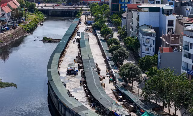 Hà Nội: Chợ 'đầu mối' La Khê xây trên đất công trình thủy lợi hơn 10 năm không ai biết?