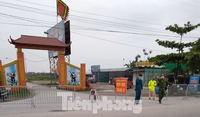 Khu cách ly Hạ Lôi. Ảnh: Hoàng Mạnh Thắng