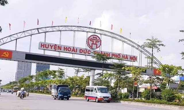 Huyện Hoài Đức hiện mới đạt 22/27 tiêu chí để lên quận